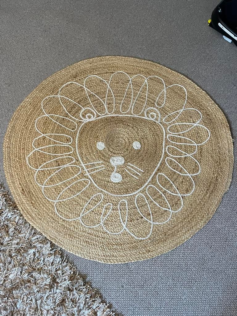 Rond vloerkleed kinderkamer, Ophalen of Verzenden, Zo goed als nieuw, Rond