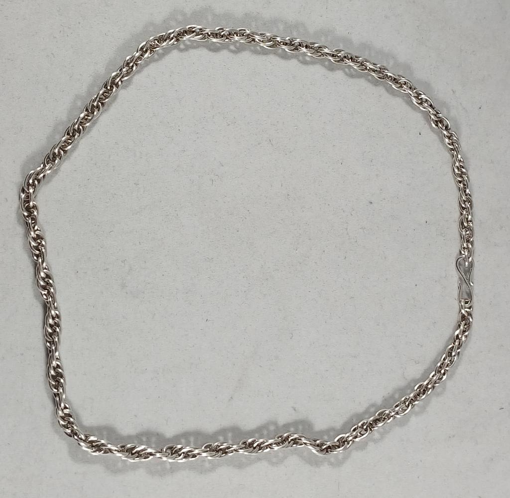 Zilveren Singapore ketting 41,5cm 925 zilver, Sieraden, Tassen en Uiterlijk, Kettingen, https://www.zilverjuwelier.nl/product-categorie/sieraden/