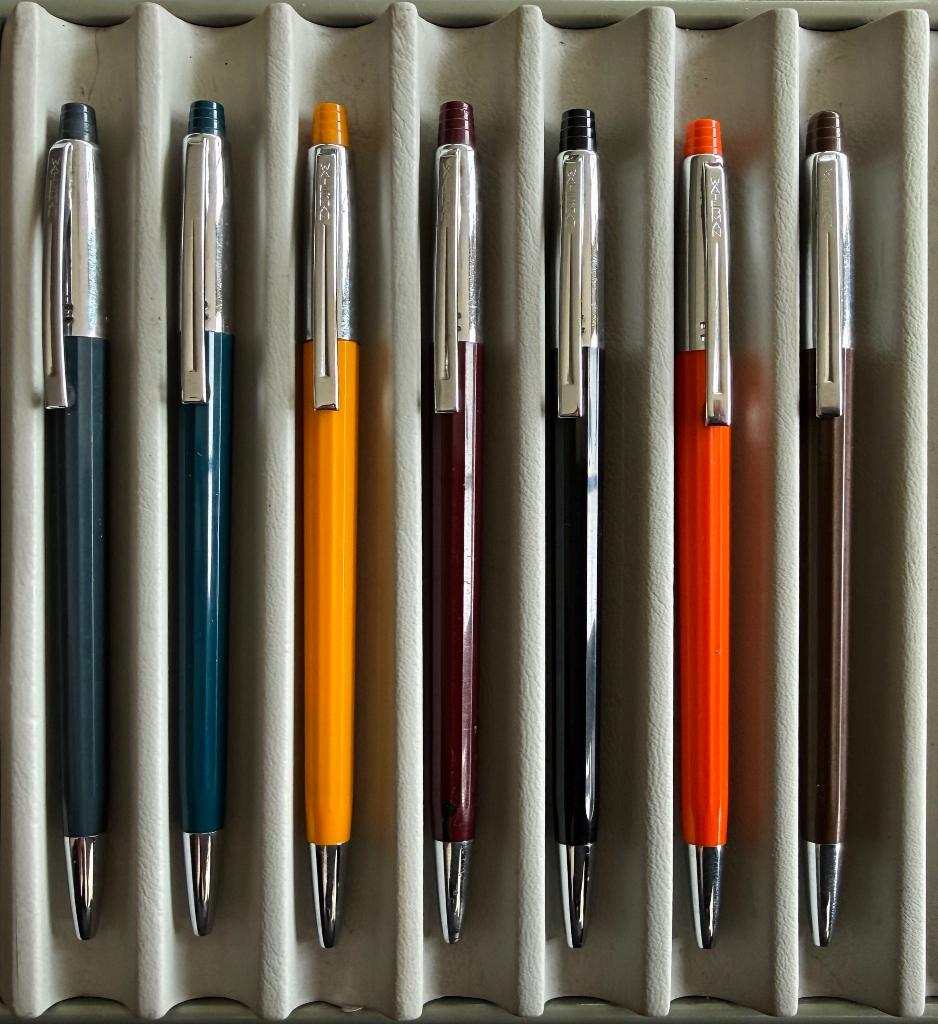 Waterman 7 vintage balpennen, Verzamelen, Pennenverzamelingen, Ophalen of Verzenden, Zo goed als nieuw, Balpen, Waterman