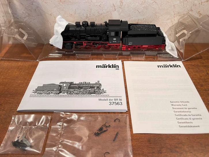 ** NIEUW ** Märklin 37563 BR56 DB ** MFX met 12x SOUND **, Hobby en Vrije tijd, Modeltreinen | H0, Nieuw, Locomotief, Wisselstroom
