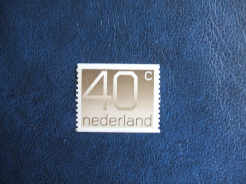 Nederland cijferzegel op achterkant nummer, Verzenden, Na 1940, Postfris