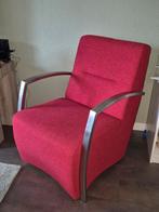 Losse fauteuil met hocker - relax stoel, Huis en Inrichting, Fauteuils, Ophalen, 75 tot 100 cm, Zo goed als nieuw, Stof
