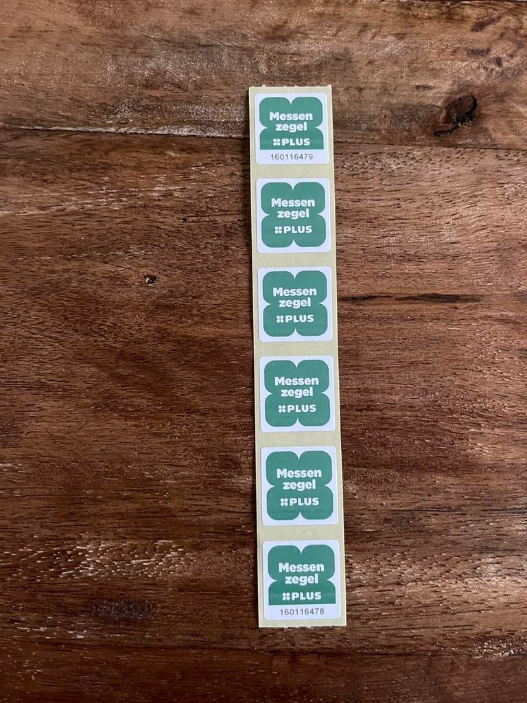 Plus Zwilling messen zegels 6 stuks., Plus, Ophalen of Verzenden