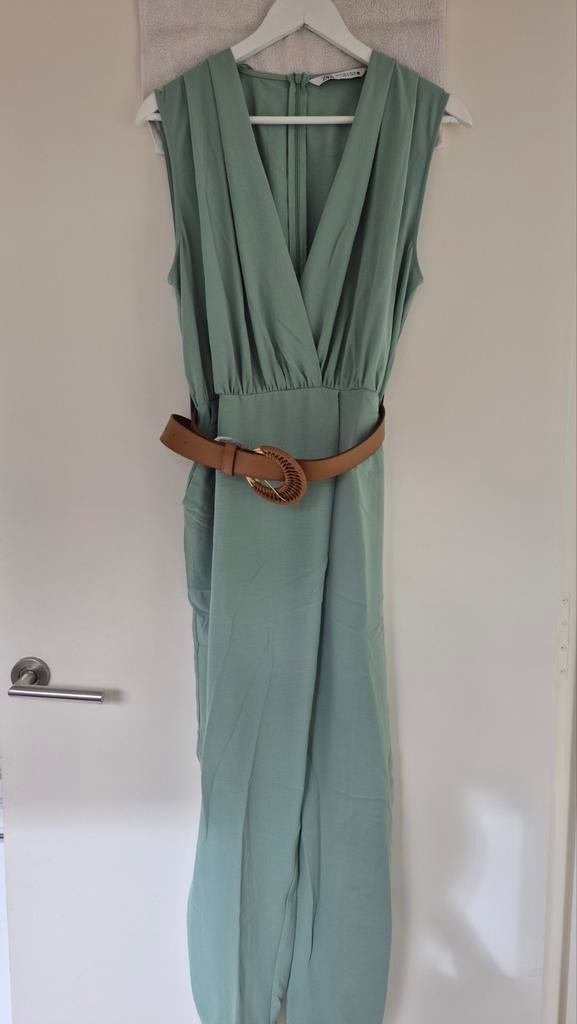 NIEUW! ZARA JUMPSUIT GROEN MT 38 / M, Kleding | Dames, Jumpsuits, Maat 38/40 (M), Zara, Nieuw, Ophalen of Verzenden