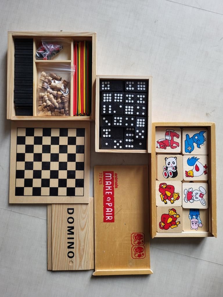 Houten spellen, Ophalen of Verzenden