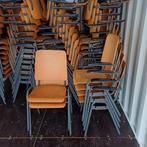 500 x partij stoelen stapelstoelen stackchairs kerkstoelen, Ophalen, Gebruikt, Bruin, Vijf, Zes of meer stoelen