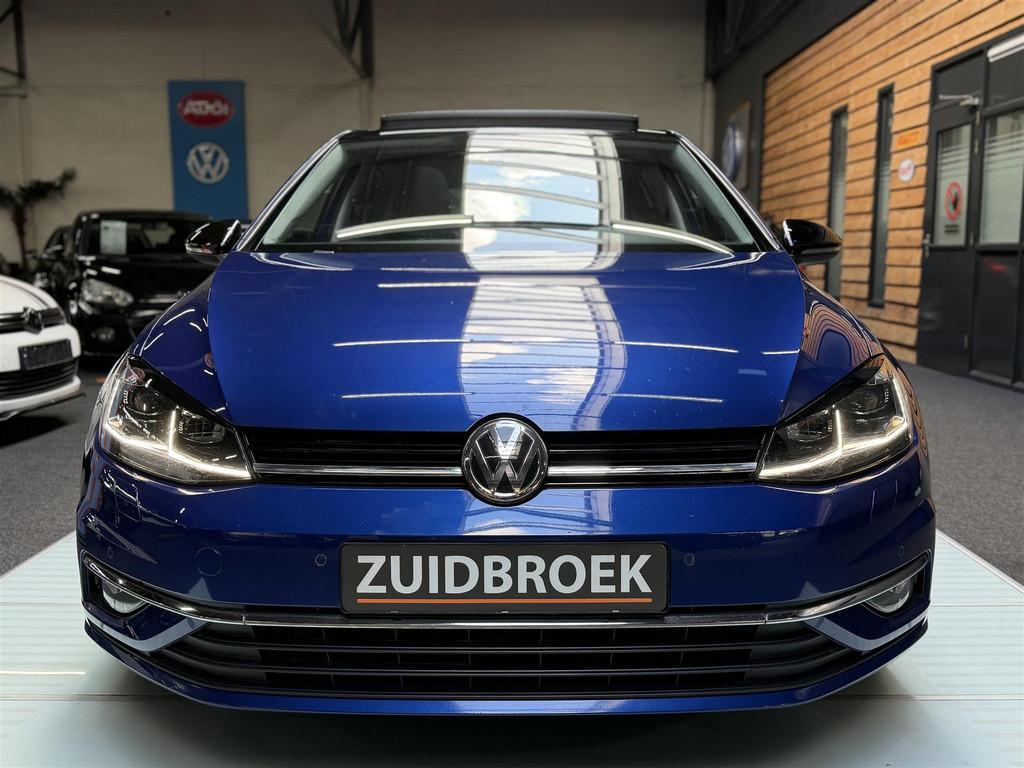 Volkswagen Golf 1.5 TSI Pano! Maxton! Cruise! Clima! Led!, 4 cilinders, Blauw, Origineel Nederlands, Bedrijf
