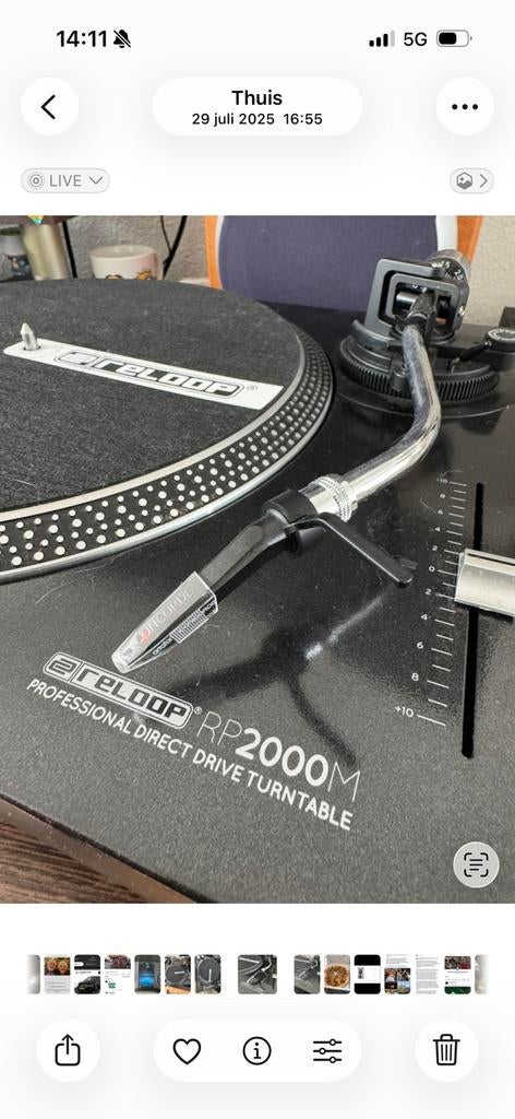 Te koop Reloop Rp2000M Platenspelers, Ophalen, Zo goed als nieuw, Reloop