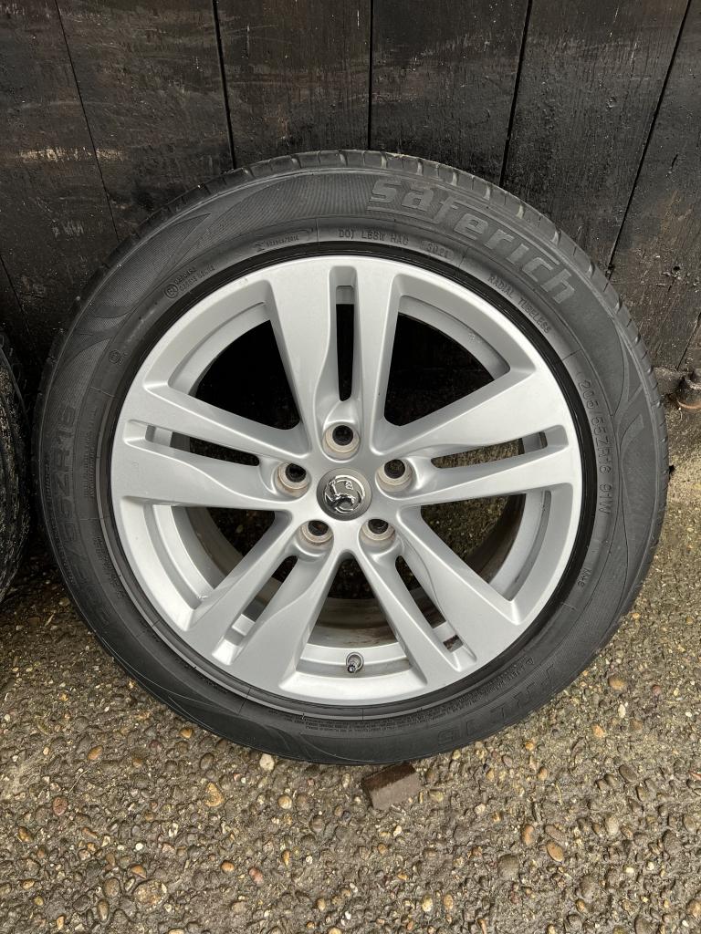 Originele Opel Astra K Zafira velgen 16” 5x105 zomerset zgan, Auto-onderdelen, Banden en Velgen, Niet ingevuld, Gebruikt, 16 inch