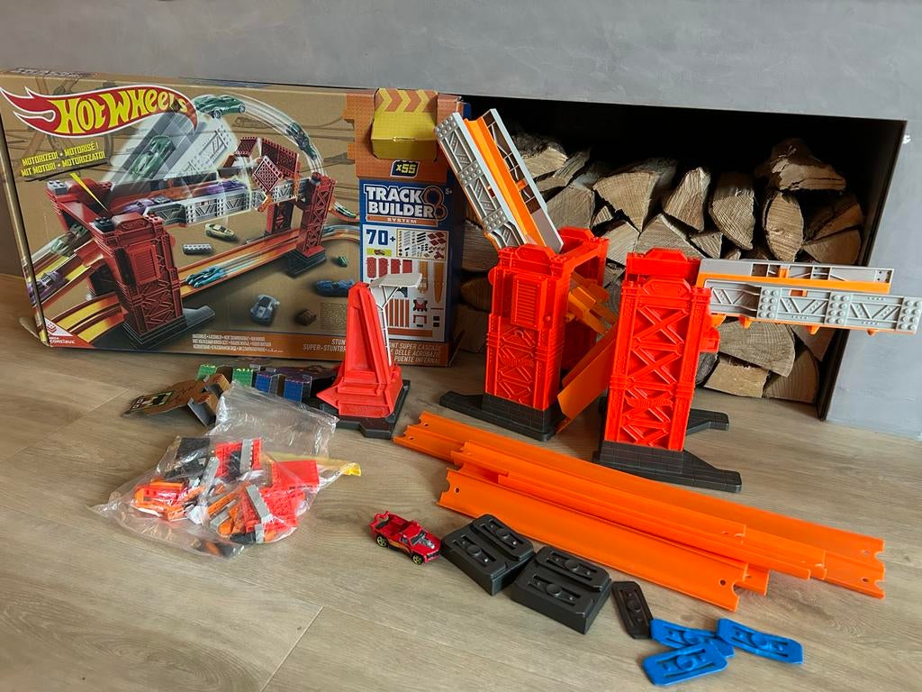 Hot Wheels Track Builder Racebaan, Zelf te bouwen, Ophalen of Verzenden, Hot Wheels, Handmatig