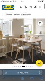 Lisabo eettafel IKEA licht eiken, Huis en Inrichting, Tafels | Eettafels, Ophalen, Gebruikt, Rechthoekig, 100 tot 150 cm
