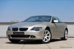BMW 6 serie 2008 cabriolet, Auto's, Automaat, Euro 5, Achterwielaandrijving, Zwart