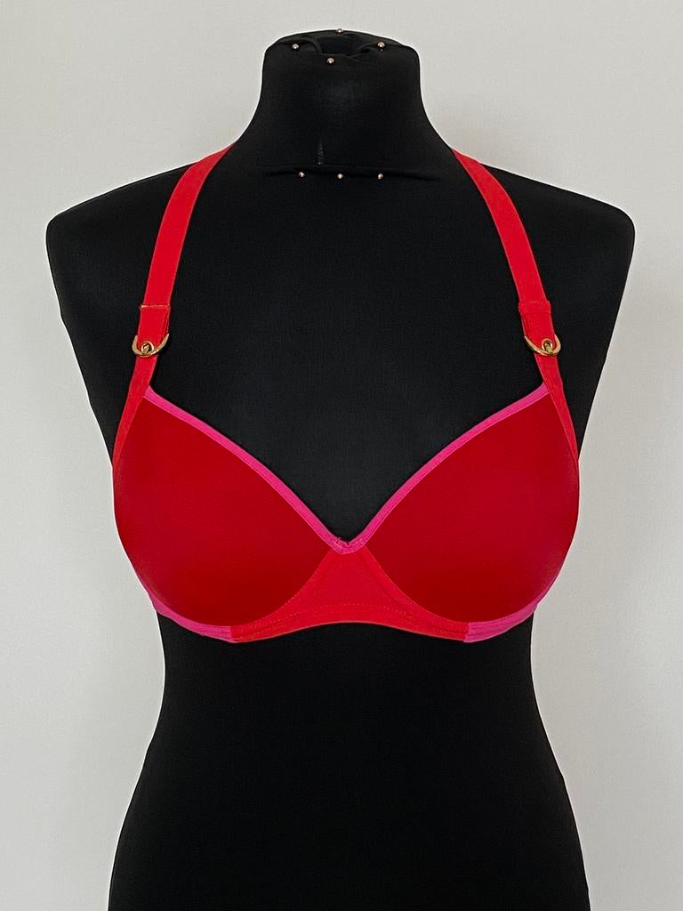 Vrolijke Marlies Dekkers bikinitop B75 😍, Ophalen of Verzenden, Zo goed als nieuw, Rood, Bikini