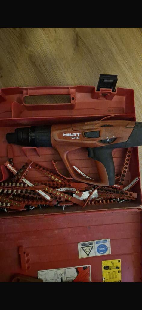 Hilti DX 462  kruitschiethamer, Ophalen, Zo goed als nieuw