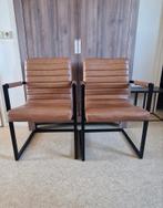 Twee stoelen zo goed als nieuw voor €50 samen., Huis en Inrichting, Stoelen, Twee, Bruin, Ophalen of Verzenden, Zo goed als nieuw