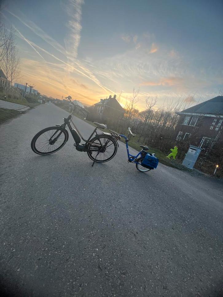 Aanhangfiets voor kinderen - Ideaal voor gezinsuitjes!, Fietsen en Brommers, Fietsaccessoires | Aanhangers en Karren, Gebruikt
