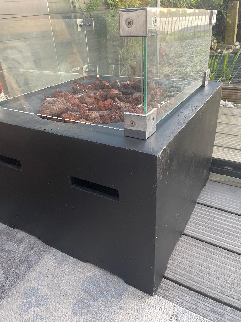 Terras haard / vuurtafel. Happy Cocooning, Tuin en Terras, Ophalen, Gebruikt