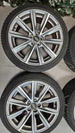 17 inch Steek 5x100  Audi velgen met 4 seizoenen banden, 17 inch, Ophalen of Verzenden, All Season, 225 mm