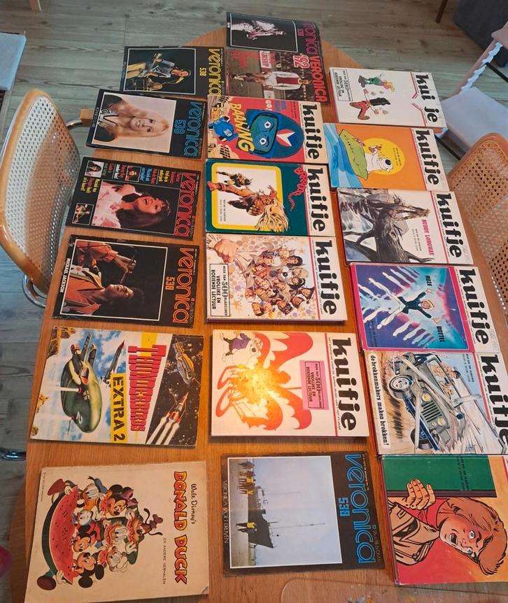 Oude Tijdschriften Veronica en stripboeken, Boeken, Tijdschriften en Kranten, Gelezen, Overige typen, Ophalen of Verzenden