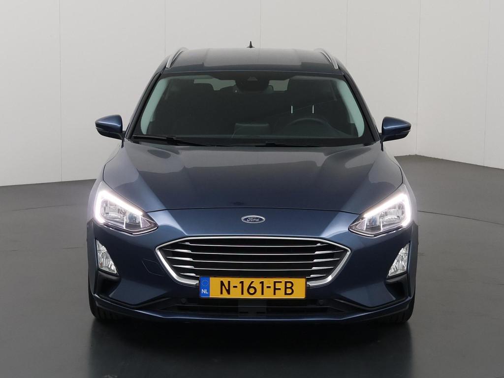 Ford Focus Wagon 1.0 EcoBoost Hybrid Titanium X Business | A, Auto's, Gebruikt, Blauw, Origineel Nederlands, 66 €/maand