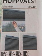 Ikea Hoppvals plisségordijn antraciet 120x155 cm NIEUW, 100 tot 150 cm, Nieuw, Ophalen of Verzenden, Grijs