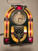 Jukebox Klok met Verlichting - Retro Stijl, Ophalen of Verzenden
