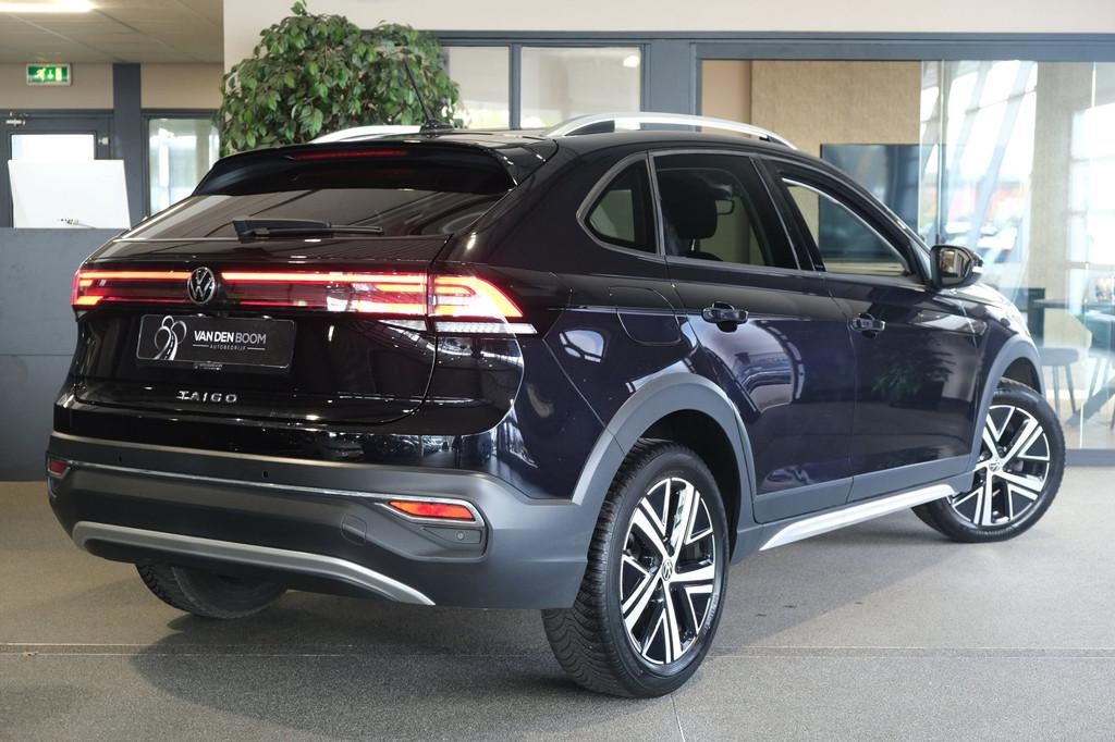 Volkswagen Taigo 1.0 TSI Style 110PK DSG IQ Led Navi Cam ACC, Auto's, Volkswagen, Gebruikt, Zwart, USB, Zwart