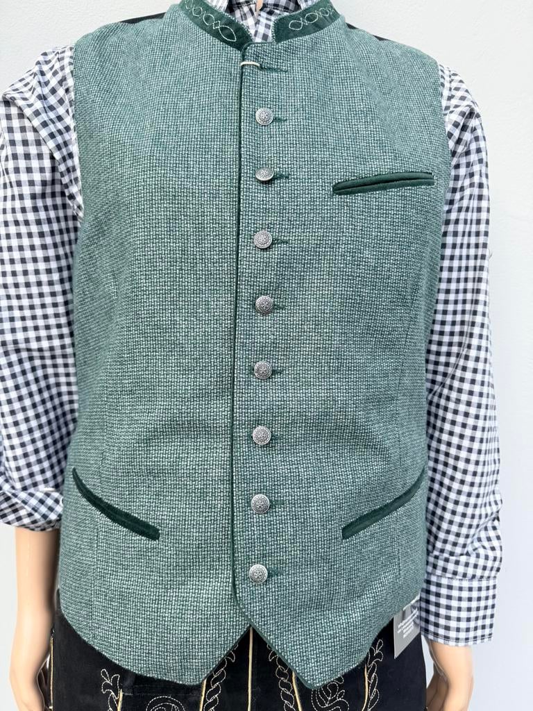 Trachten jacquet gilet maat 54 & 56 groen, Ophalen of Verzenden, Nieuw, Maat 52/54 (L), Groen