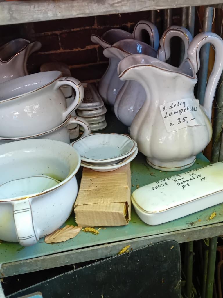 Antiek model Lampetstel Ook losse delen kan schaal po,enz