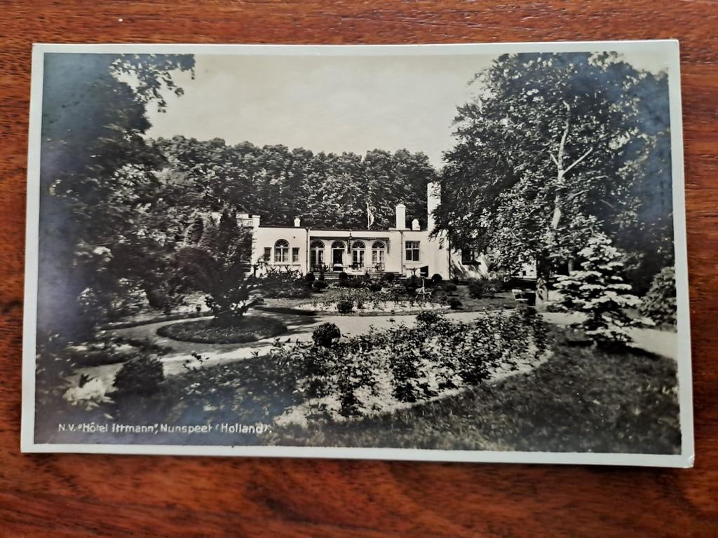 Nunspeet,  hotel Ittman, Ophalen of Verzenden, 1940 tot 1960, Gelderland