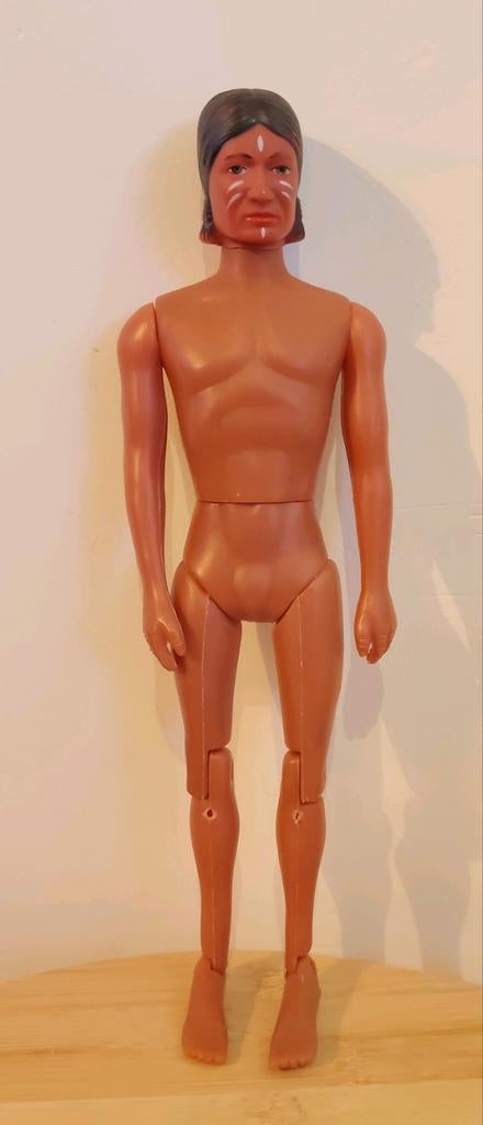 Vintage plastic pop. Indiaan. Tonto?, Ophalen of Verzenden, Babypop