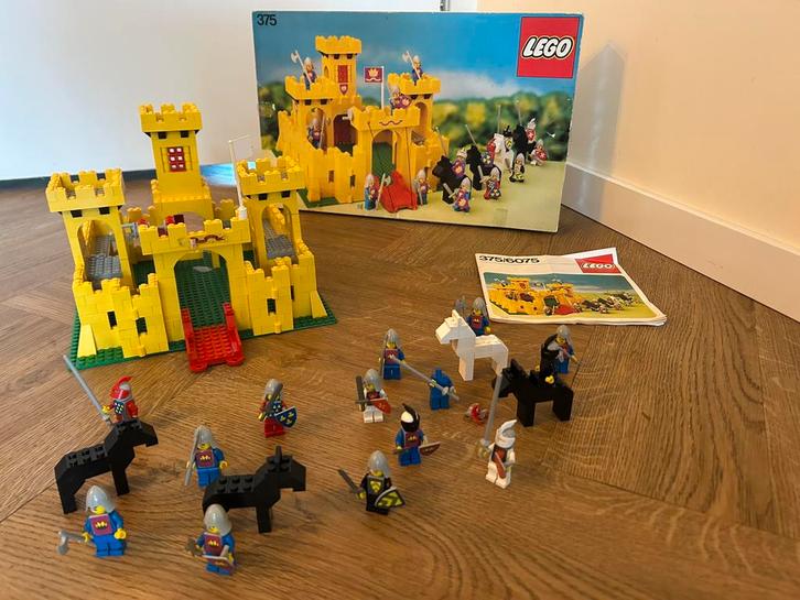 Lego Legoland groot kasteel 375 6075 + doos + instructies, Kinderen en Baby's, Speelgoed | Duplo en Lego, Gebruikt, Lego, Complete set
