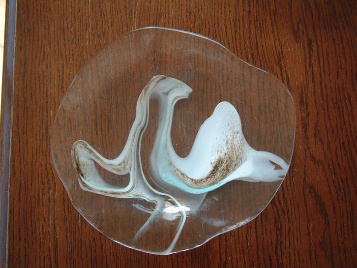 nieuwe design glas schaal H.J.Richartz art collection, Verzamelen, Overige Verzamelen, Nieuw, Ophalen of Verzenden