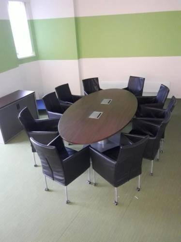Amerland stoelen zwart leer verrijdbaar (6 beschikbaar), Huis en Inrichting, Stoelen, Postbus, Zwart, Info@amerland.nl, Ophalen of Verzenden