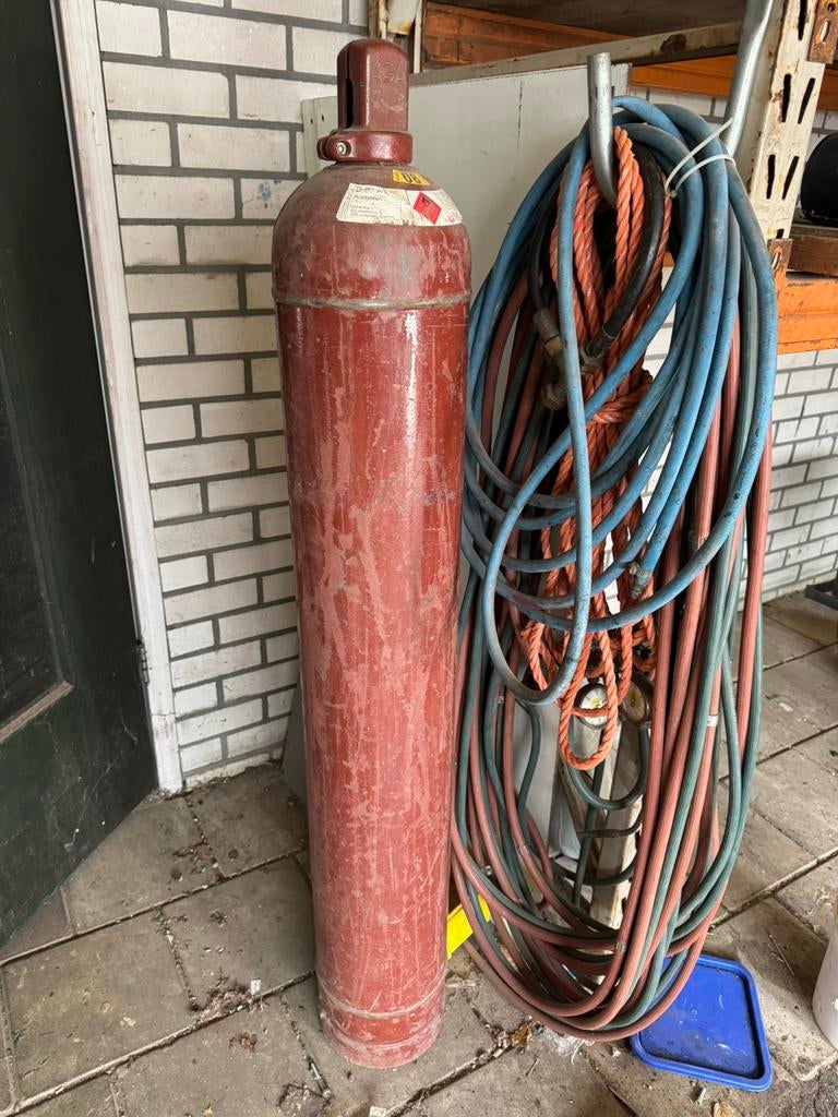 Acetyleen fles half vol, Ophalen, Zo goed als nieuw, Minder dan 150 ampère, Overige typen