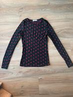 Zwarte mesh top met hartjes maat xs loavies, Ophalen of Verzenden, Gedragen, Maat 34 (XS) of kleiner, Zwart