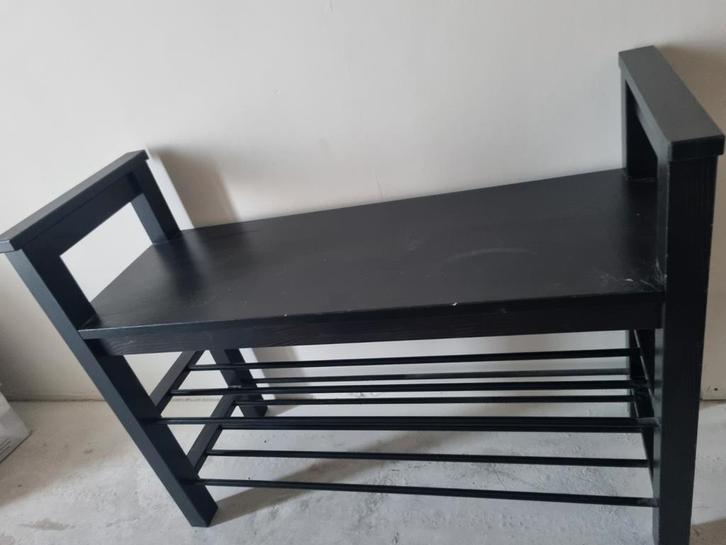 Ikea Hemnes kapstok wandmodel met bijpassend schoenenrek, Huis en Inrichting, Kasten | Schoenenrekken, Gebruikt, Ophalen