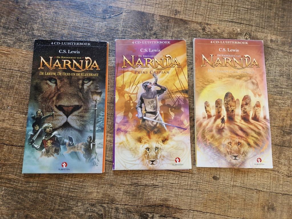 Narnia luisterboeken c s lewis kronieken deel 2 3 4 van, Boeken, Ophalen of Verzenden, Zo goed als nieuw