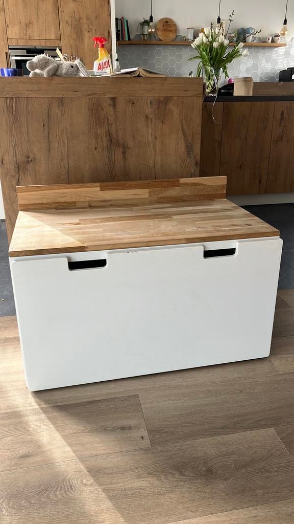 IKEA Stuva bankje met lade, Huis en Inrichting, Woonaccessoires | Kisten, Ophalen of Verzenden, Gebruikt, Minder dan 50 cm