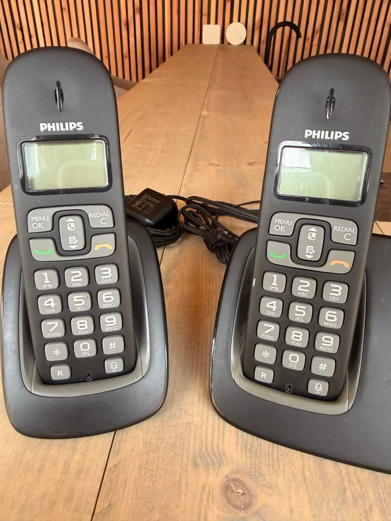 Philips CD190 Duo draadloze telefoons, Ophalen of Verzenden, Gebruikt, 2 handsets