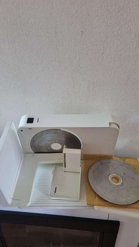 Krups Snijmachine - Perfect voor Vleeswaren en Brood, Ophalen of Verzenden, Gebruikt