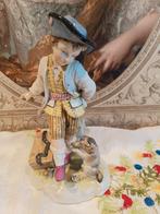 Antiek Porseleinen Beeldje Ernst Bohne & Söhne Jongeman, Ophalen of Verzenden