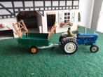 britains ford 5000 met hooikar, Hobby en Vrije tijd, Ophalen of Verzenden, Gebruikt, Tractor of Landbouw, Britains