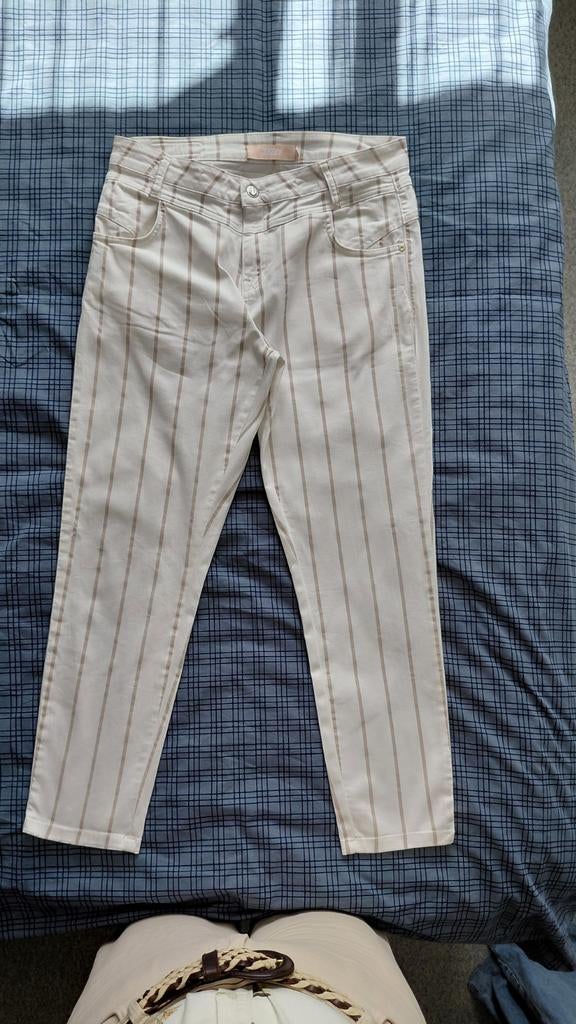 Zomerbroek maat 42, Zizo, Verzenden, Wit, Maat 42/44 (L)