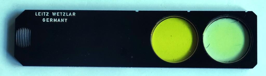 Leitz Wetzlar Germany filter met filters K490 en K470, Ophalen of Verzenden, Gebruikt