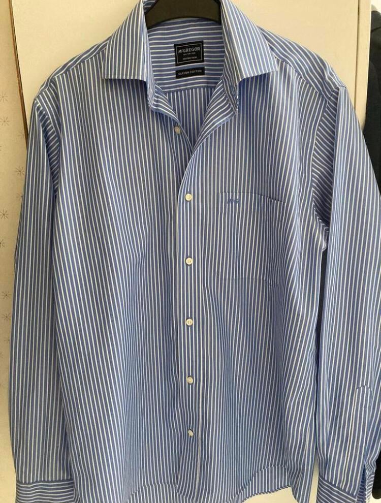 Overhemd - McGregor (M), Nieuw, McGregor, Blauw, Halswijdte 39/40 (M)