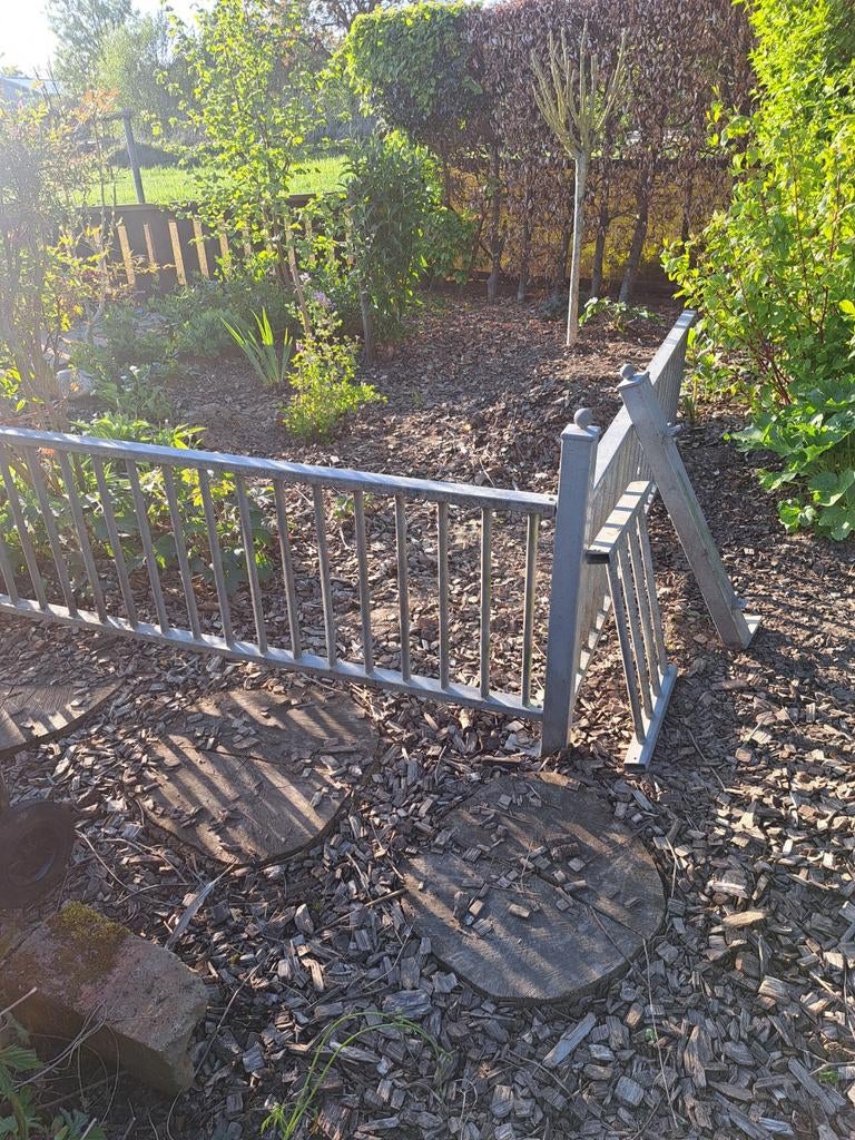 Mooi gegalvaniseerd hekwerk., Tuin en Terras, Ophalen, IJzer