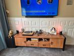 Zo goed als nieuw rood mangohouten tv-meubel, Huis en Inrichting, Ophalen of Verzenden, Zo goed als nieuw, Minder dan 100 cm, 25 tot 50 cm