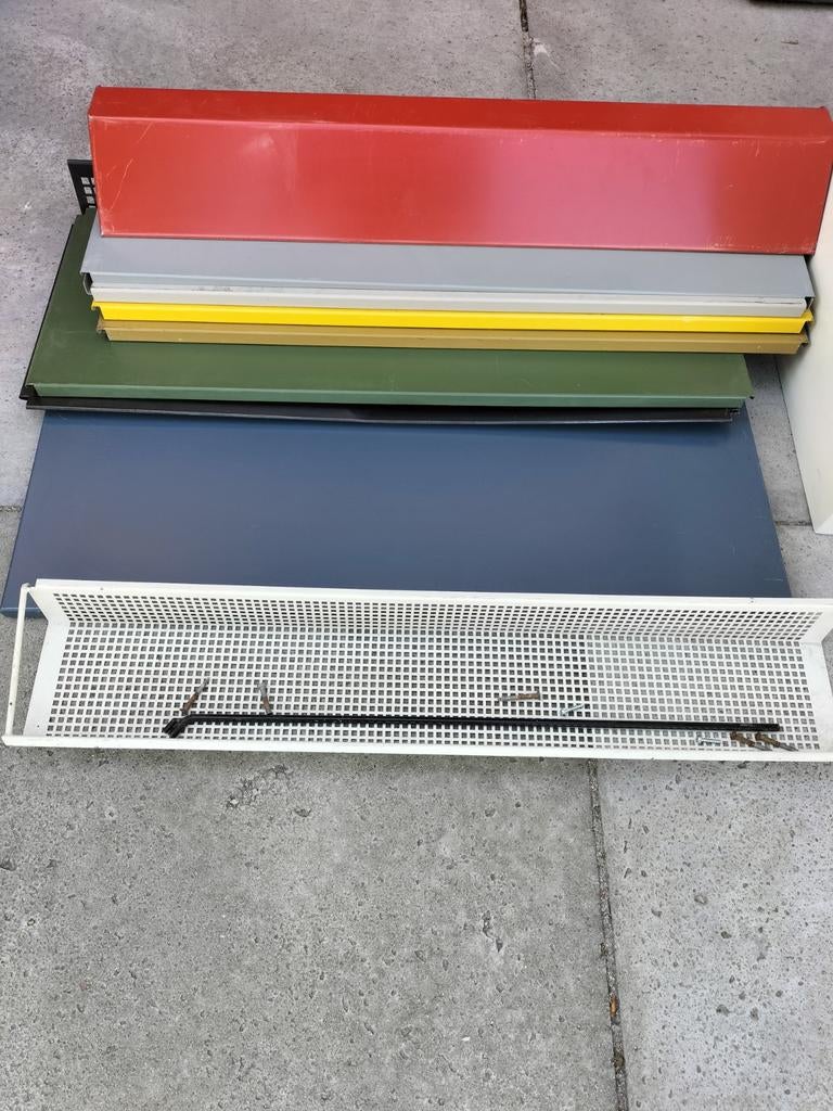Iconisch Pilastro Wandmeubel – Bureau-unit met Verlichting, Ophalen, Gebruikt