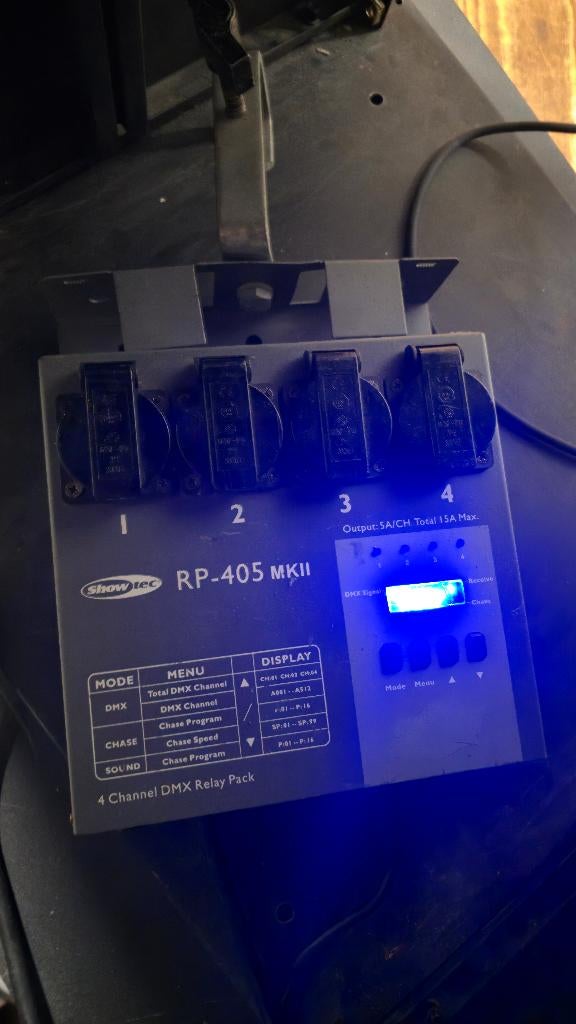 Showtec 4 kanaals dimmer, Ophalen, Gebruikt, Licht